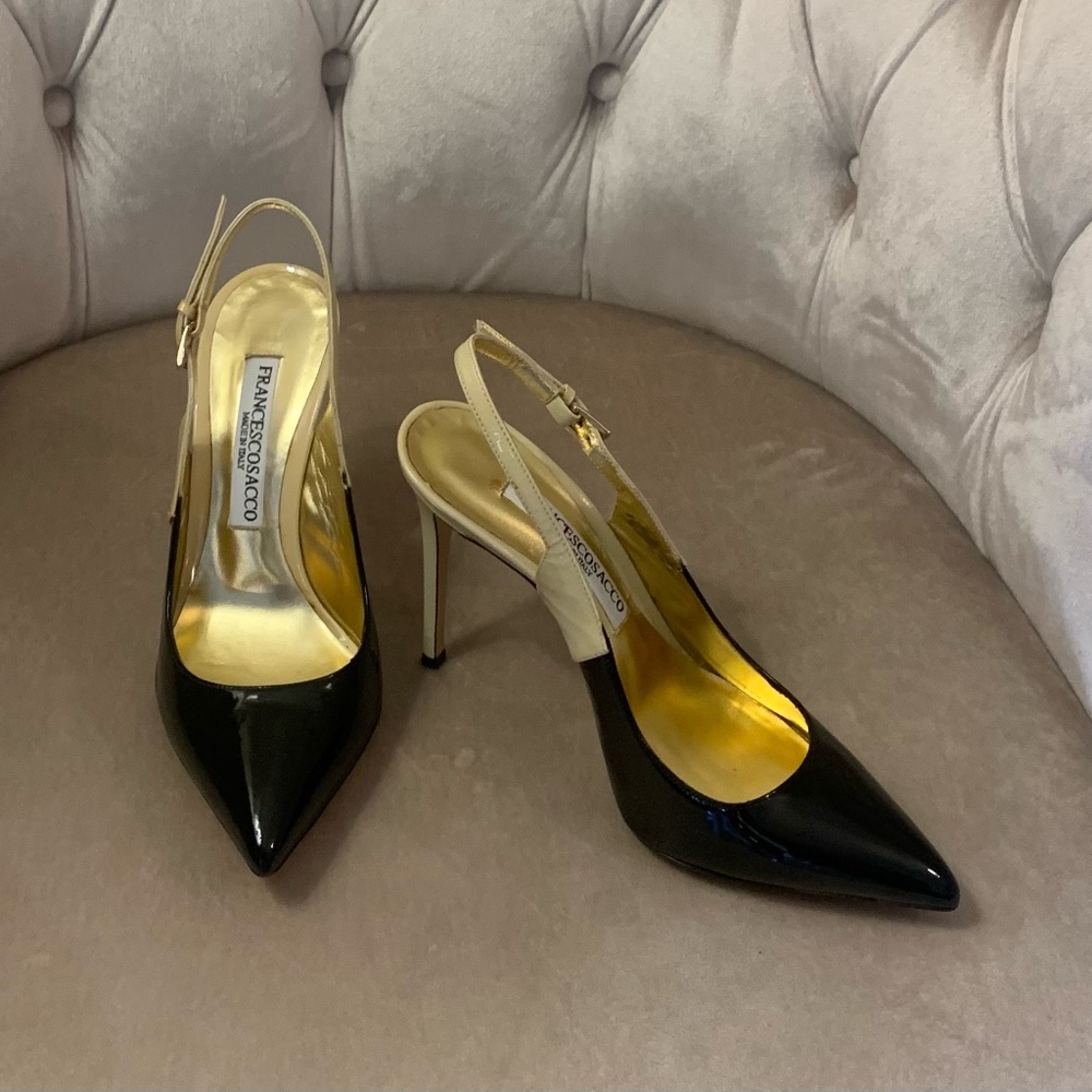 Authentic Francesco Sacco Heels, made in Italy, Size 37 European